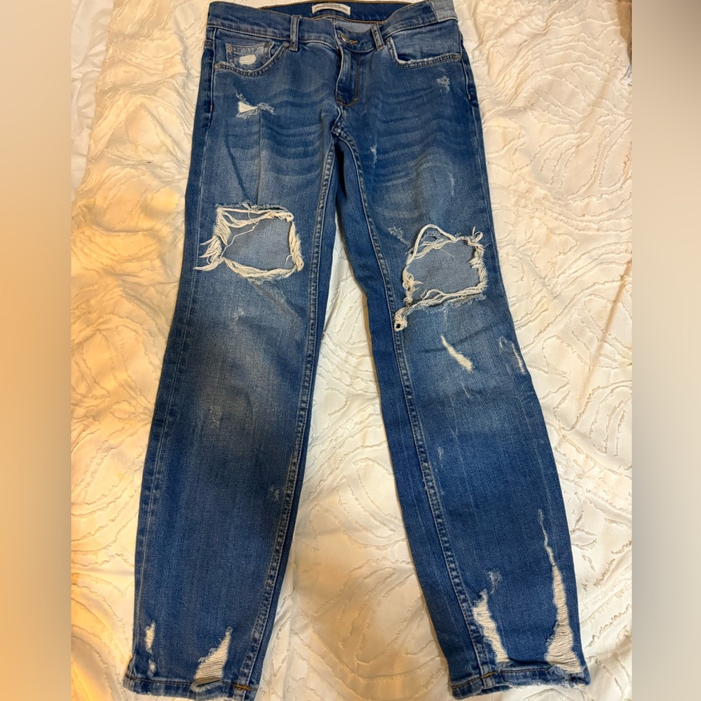 Zara cigarette Jean